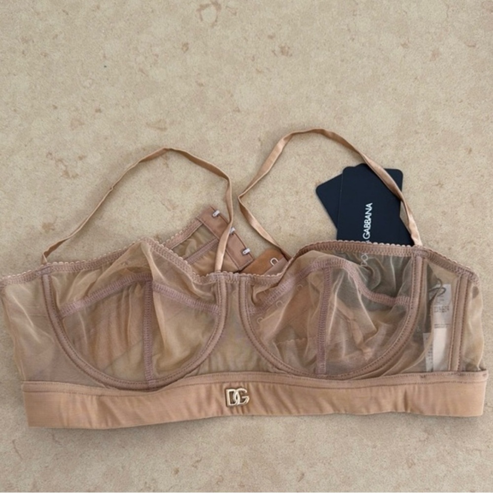 Dolce & Gabbana Tan Full Coverage Bra